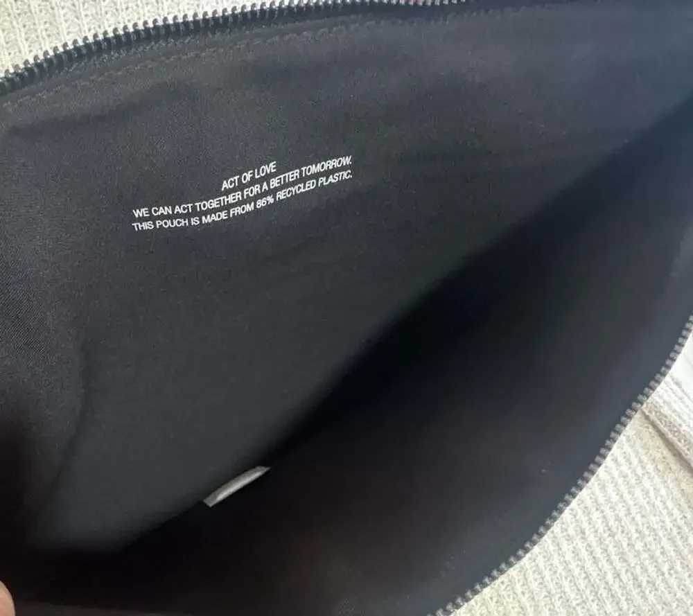 Valentino Black Laptop Case / Pouch with Wrist Strap